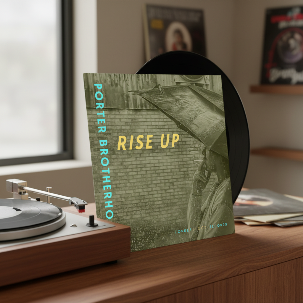 Rise Up LP in atmospheric setting